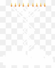 Menorah In The D - Language Emoji,Chanukah Menorah Emoticon