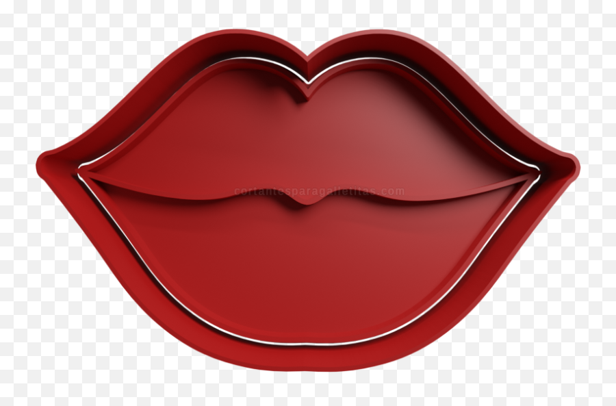 Labios Boca Cerrada - Girly Emoji,Emoticon De Labios