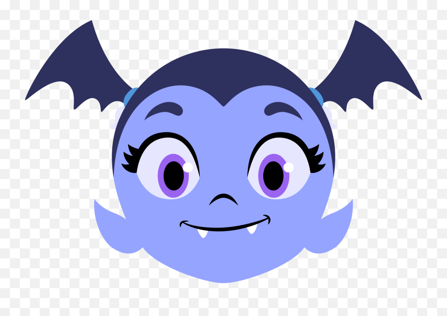 Vampirina By Ico - Non On Newgrounds Vampirina Face Clipart Emoji,Emoticon Buddy Blue