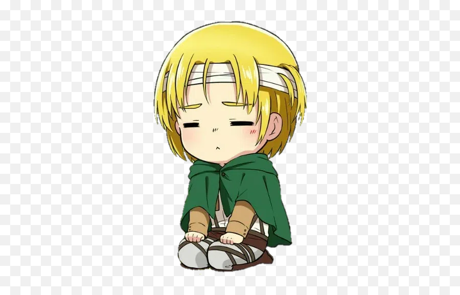 Aot Chibi 1 Sticker Pack - Armin Shingeki No Kyojin Chibi Emoji,Chibi Emotions Attack On Titan