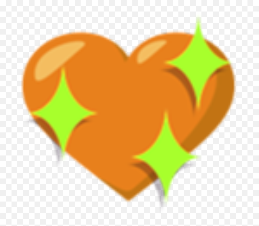 Sparkling - Yellowheartemoji Emoji,Two Ping Hearts Emoji