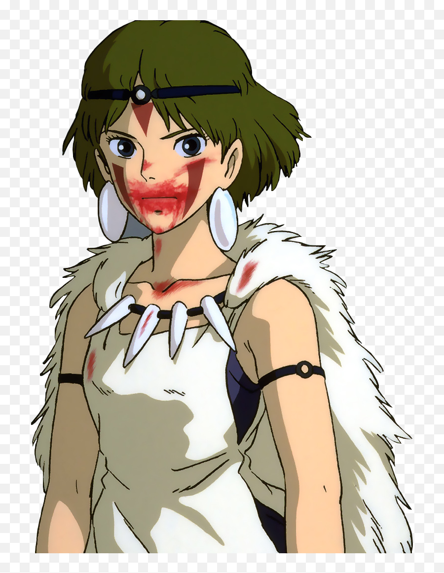 Mononoke Hime Ghibli Anime Sticker By Nancy T Emoji,Ghibli Emojis