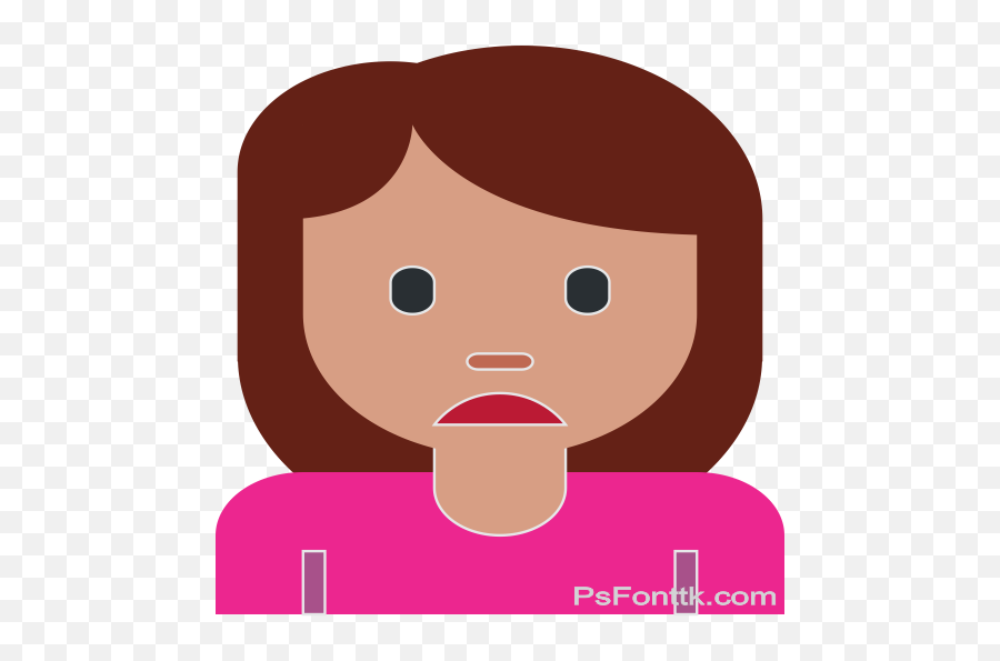 Emoji Menina U2013 Psfont Tk,Emoticons Whatsapp Mãos Png