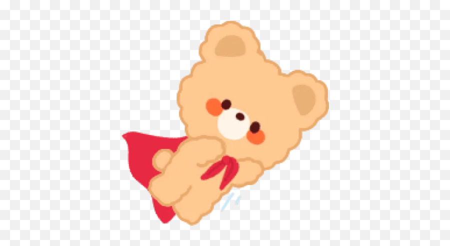 Telegram Sticker From Brownie Bear Pack Emoji,Teddy Bear Aesthetic Emoji