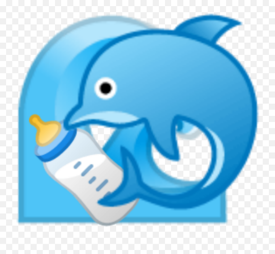 The Most Edited - Common Bottlenose Dolphin Emoji,Dolphin Emoji Pillow