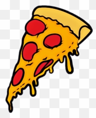 Pizza Food Cute Healthy Sticker - Cartoon Pizza Slice Transparent Emoji,Pepsi With Pizza Emoji
