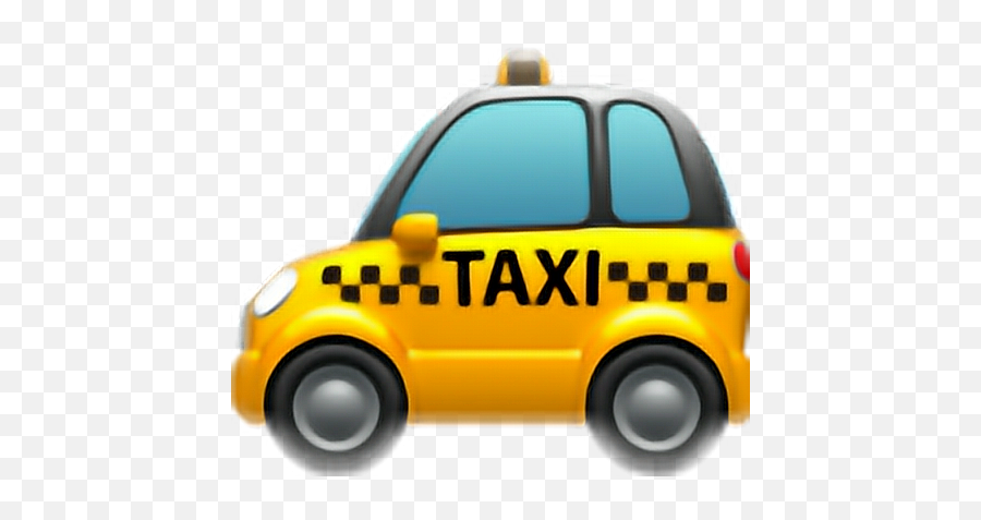 Taxiemoji Sticker By Blvckaliens - Taxi Emoji,Car Wheel Emoji