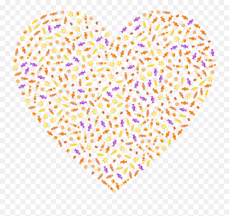 Heart Candy Sweets - Corazon De Dulces Png Emoji,Emotion Candy