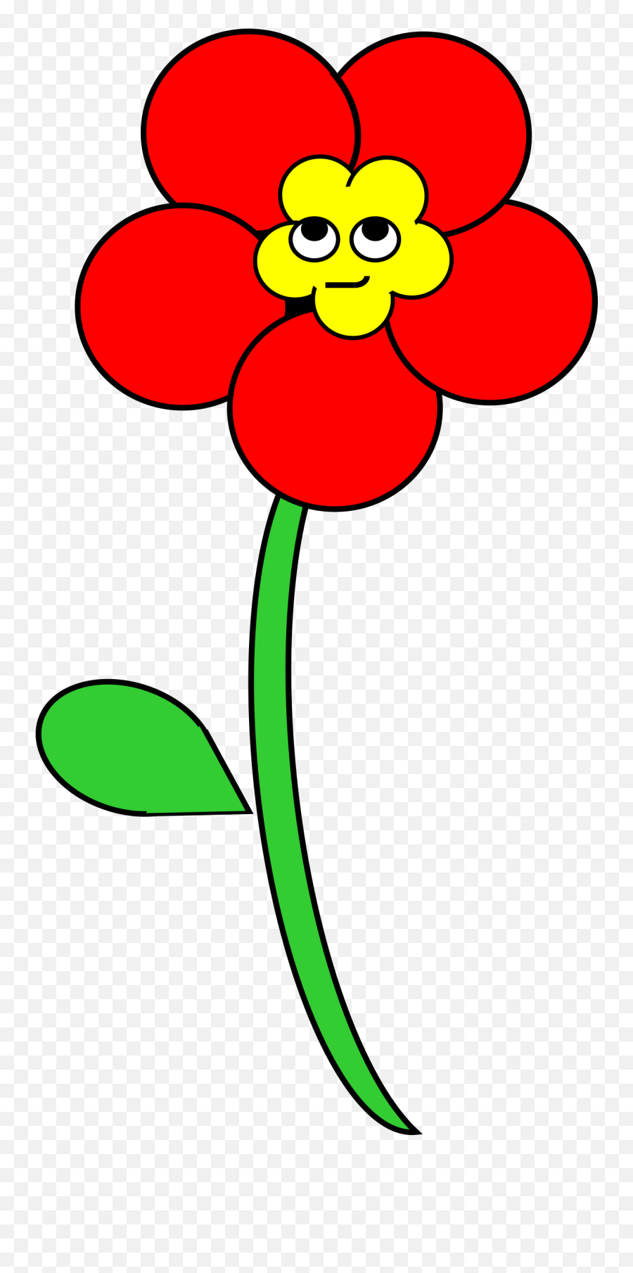 Library Of Smiling Flower Vector - Poppy Flowers With Stem Clipart Emoji,Poppy Emoticons