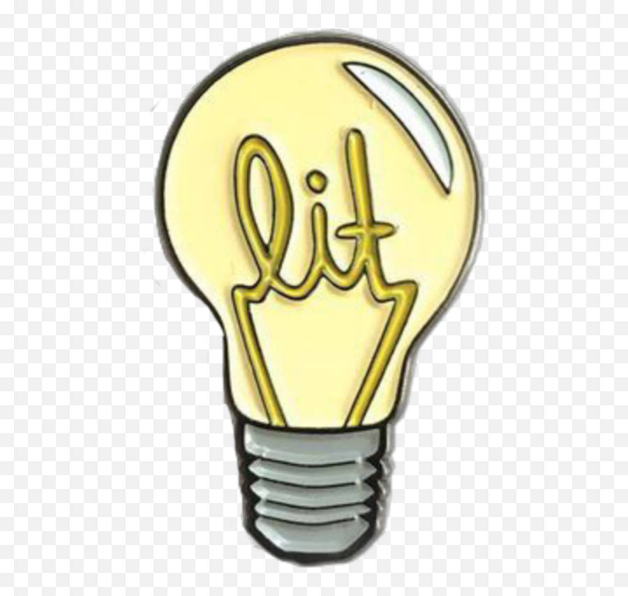 Light Bulb Lit Sticker By Stoner - Incandescent Light Bulb Emoji,Lighbulb Emoji