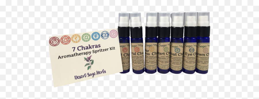 7 Chakras Aromatherapy Spritzer Kit Emoji,Emotions Of The 7 Chakras