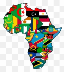 Africa Flag Map - Africa Flag Map Emoji,Africa Continent Map Emoji
