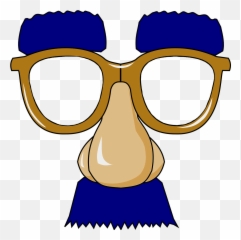 Ftestickers Face Glasses Nose Sticker By Picsart - Png Groucho Glasses Emoji,Emoji Face With A Mustache And Sunglasses