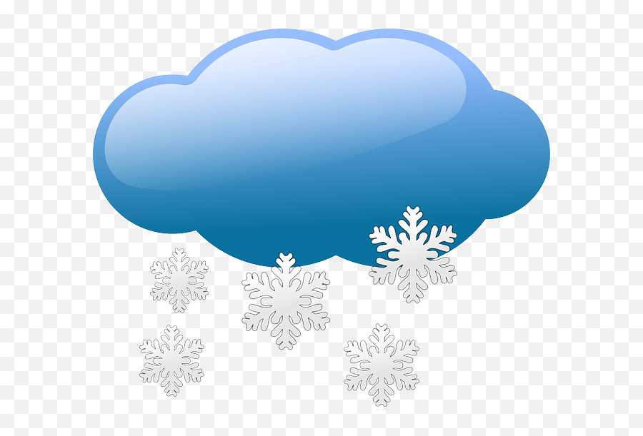 Clipart Clouds Winter Clipart Clouds - Weather Clip Art Emoji,Cold Weather Emoji