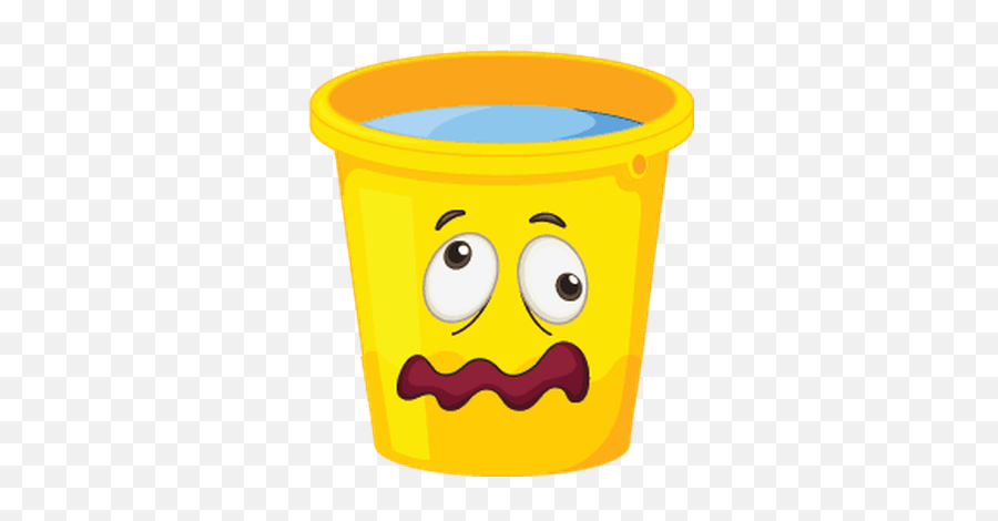 Scared Face Buckets With Faces Clipart The Arts Media - Buckets With Faces Emoji,Scared Face Emoji