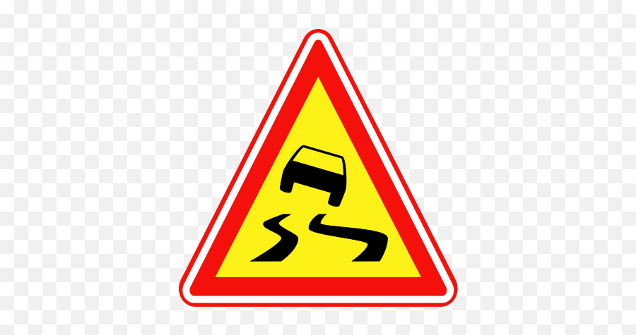 Free Traffic Road Signs Download Free - Road Sign Clip Art Emoji,Slippery Man Emoticon For Caution Sign