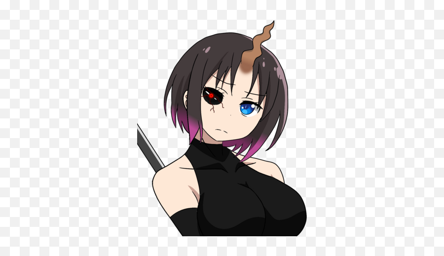 Elma Joui - Fictional Character Emoji,Shouta Dragon Maid Emojis