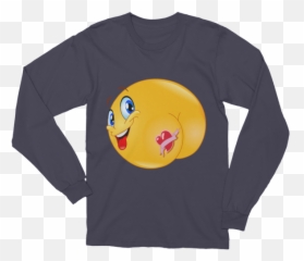 Unisex Tattoo Emoticon Long Sleeve T - North Korea Shirt Emoji,Tatoo Emoticon