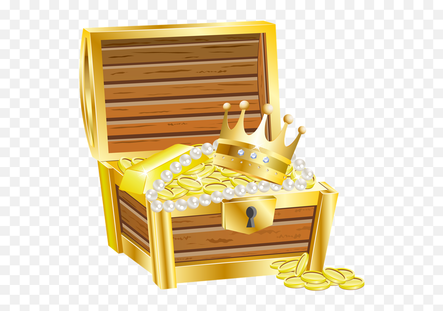 Clipart Money Chest Clipart Money - Treasure Chest Png Emoji,Treasure Chest Emoji