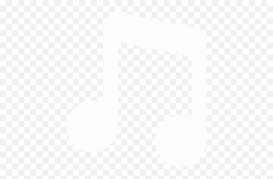 White Musical Note Icon - White Music Note Transparent Emoji,Musical Notes Emoticon