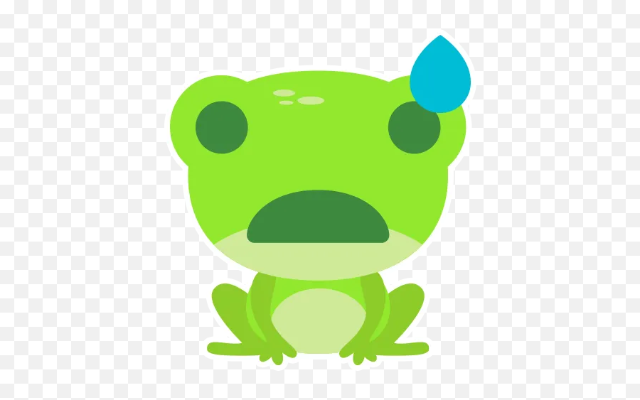 The Funniest Baby Frog Whatsapp Stickers - Stickers Cloud Frogs Emoji,Animated Frog Emoticons