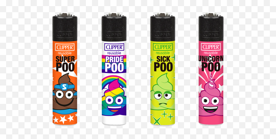 Emoji Poo 2 4uds - Clipper Poo,Gusto Emoji