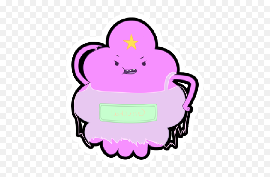 Lumpy Space Princess Time - Adventure Time Para Stickers Png Emoji,Peincess Emoji Android