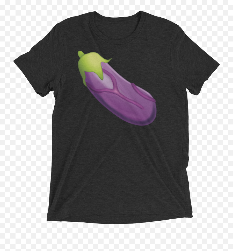 Veiny Eggplant Emoji Triblend - Make America Cowboy Again Shirt,Eggplant Hand Emoji