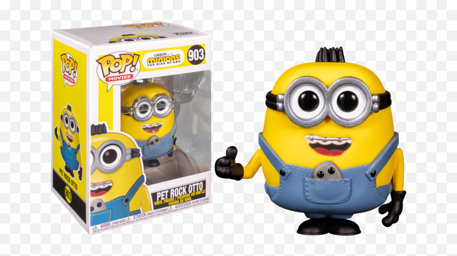 Funko Pop Minions 2 The Rise Of Gru - Pet Rock Otto 903 Emoji,Aggretsuko Emoticons