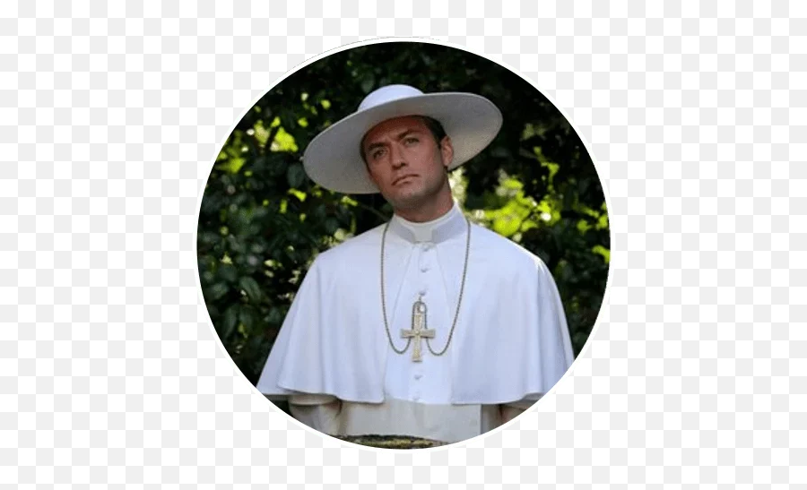Telegram Sticker From The Young Pope Pack Emoji,Pope Hat Emoji