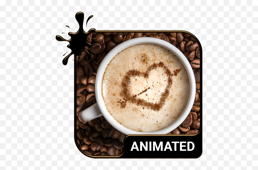Coffee Animated Keyboard Live Wallpaper - Google Playu0027de Serveware Emoji,Coffee And Heart Emoji