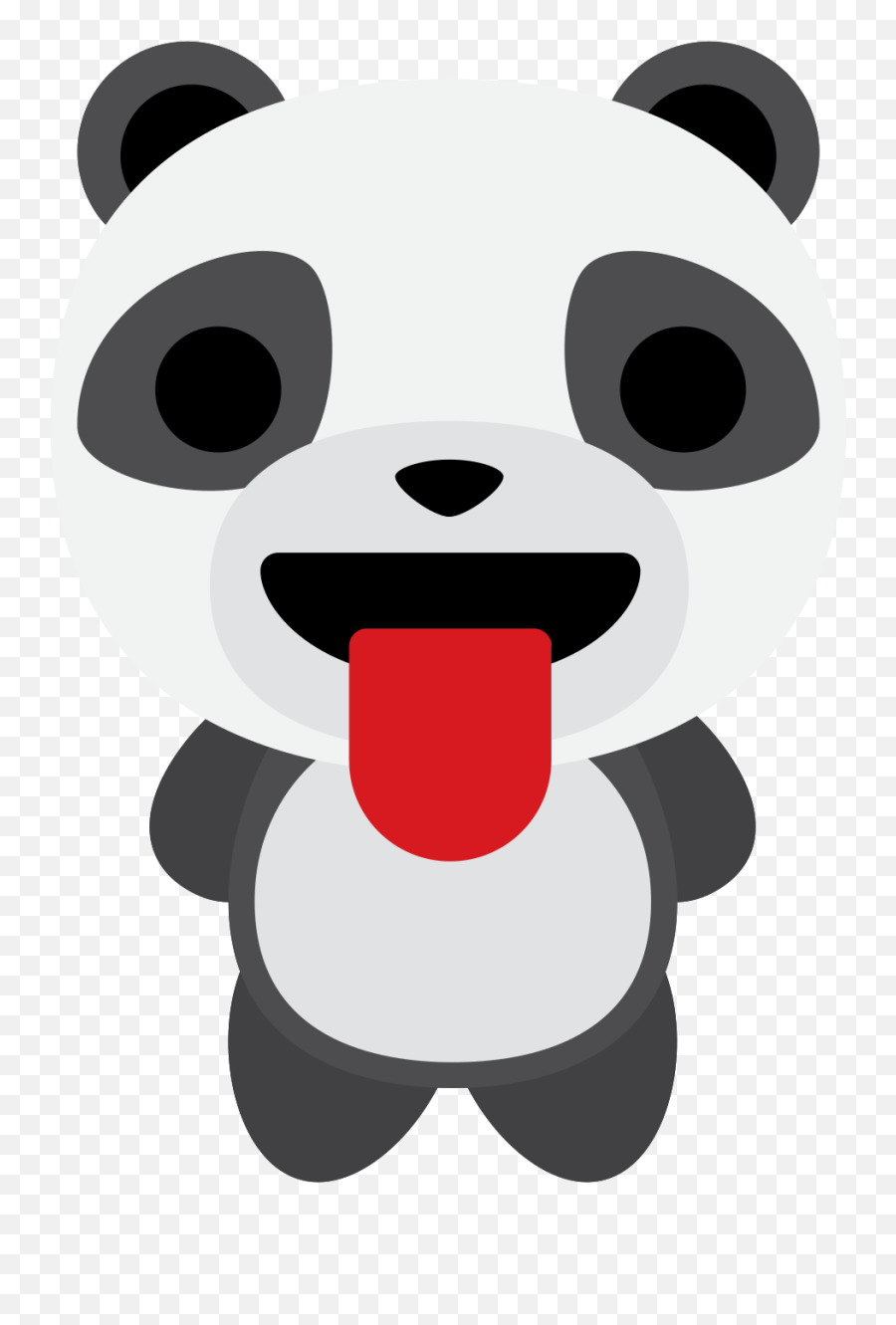 Free Emoji Panda Tounge Png With Transparent Background - Panda Png,Buddha Emoji