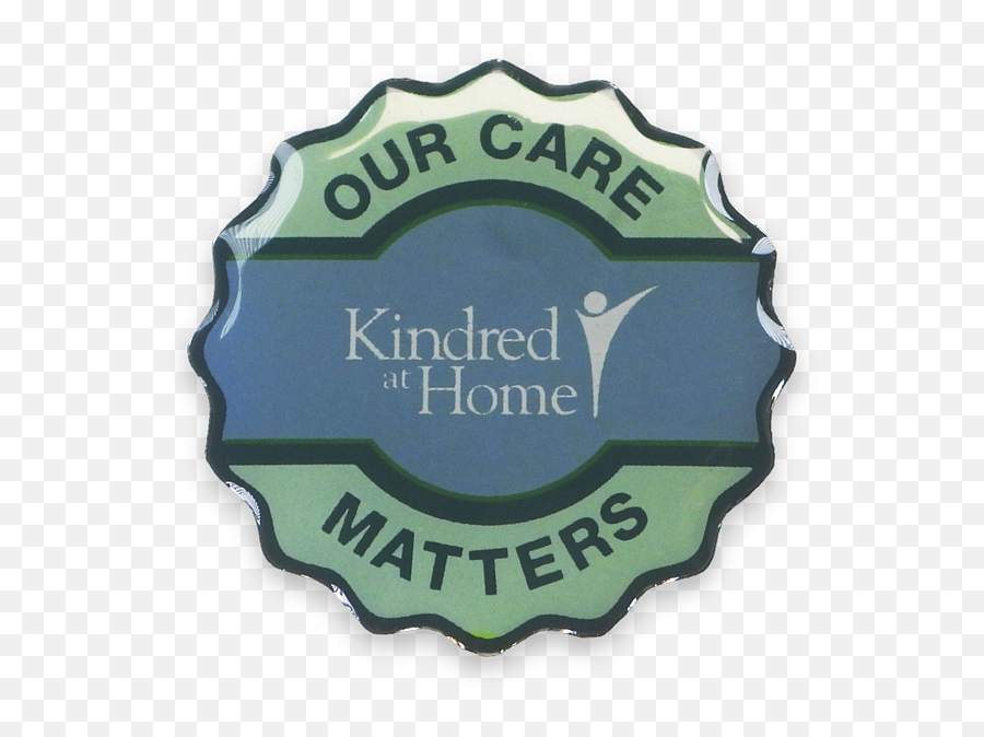 Printed Lapel Pin With Epoxy Dome Lin1210 - Kindred Healthcare Emoji,Kindred Emoji