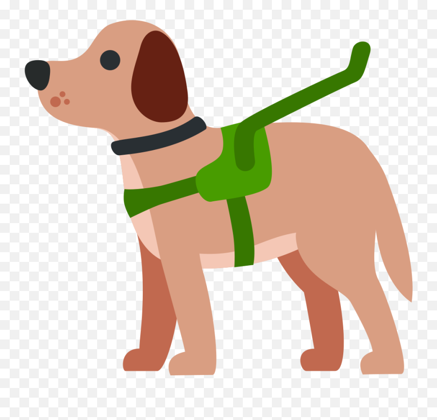 Guide Dog Emoji - Guide Dog,Dog Emoji Png
