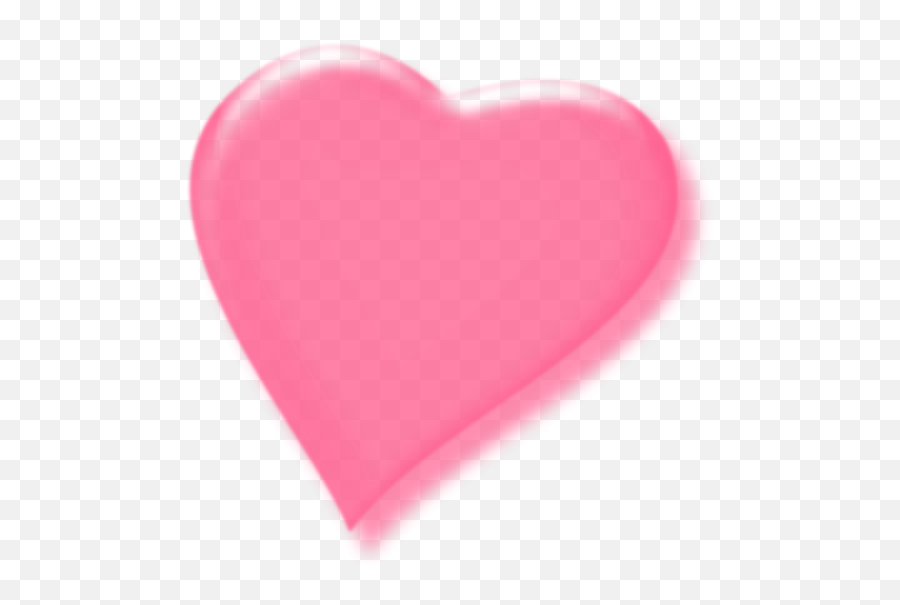 Pink Heart Outline Png - Pink Heart Emoji Png 3d Pink,Pink Hearts Emoji