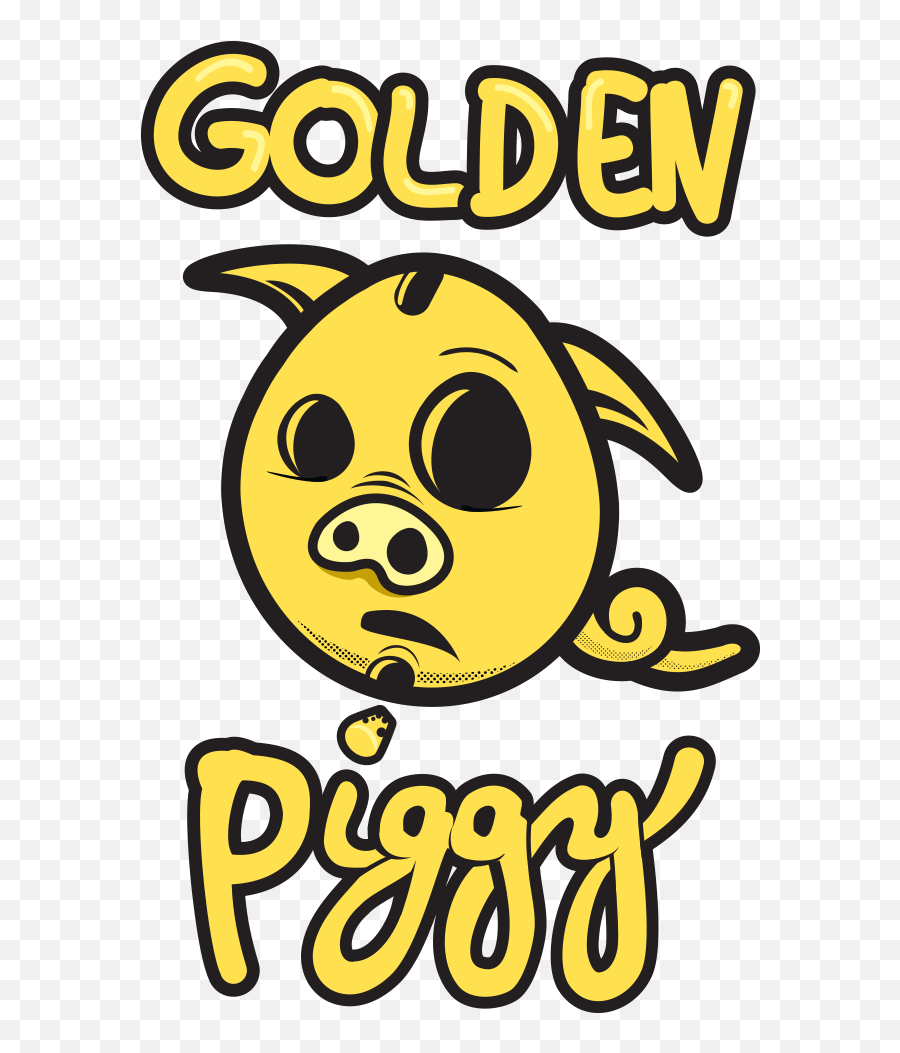 Golden Piggy Featuring Custom T - Shirts Prints And More Dot Emoji,Piggy Emoticons