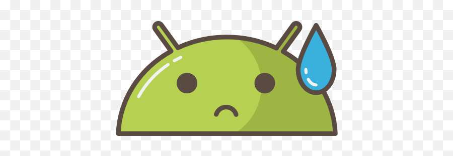 Android Robot Mobile Mood Emoji Sad Tear Free Icon Of - Icon Android Emoji,Sad Cat Emoji