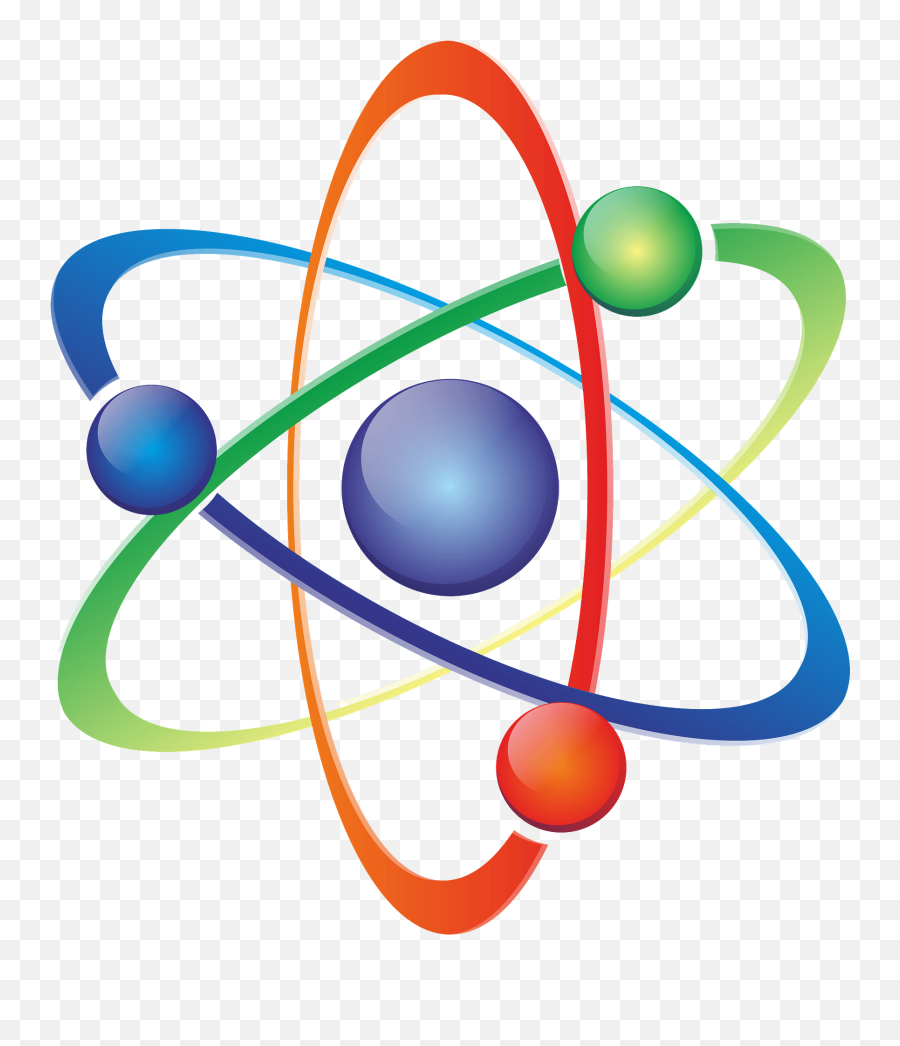 Atom Symbol Clipart - Atom Png Emoji,Atomic Bomb Emoji