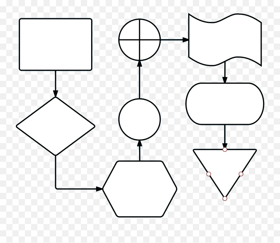 Flowchart Symbols And Notation Lucidchart - Vertical Emoji,V Emoji Meaning