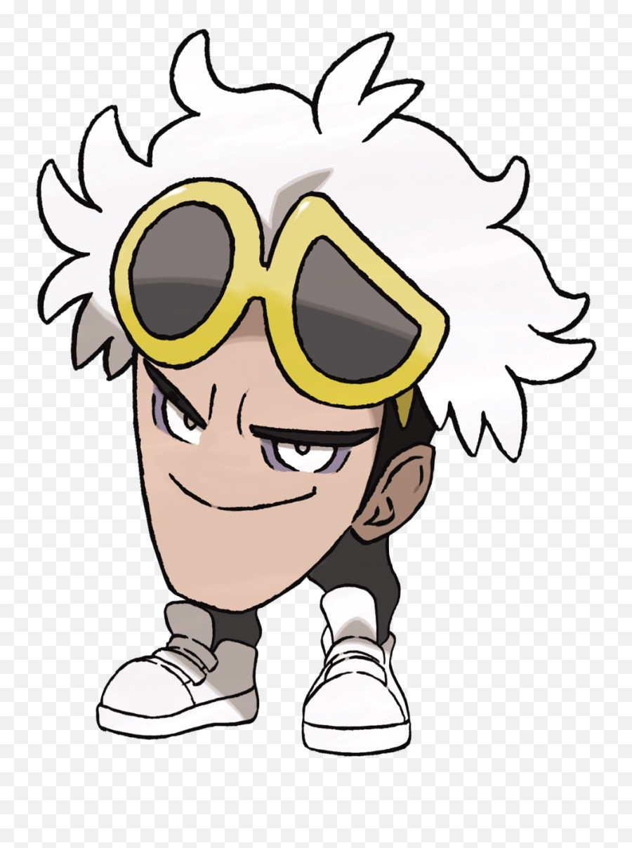 Guzma - Pokemon Sun And Moon Characters Emoji,Guzma Emoji