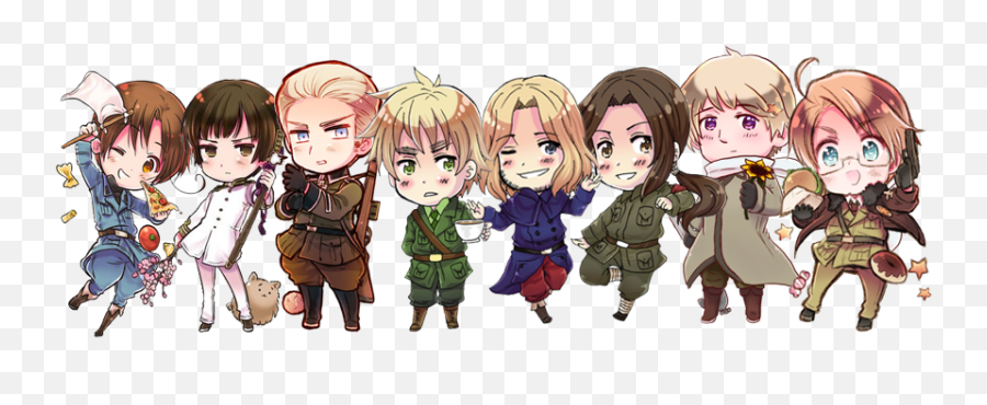 Kumo Desu Ga Nani Ka Volume 6 - Hetalia Chibi Emoji,Spare Coochie Ma'am Emoji