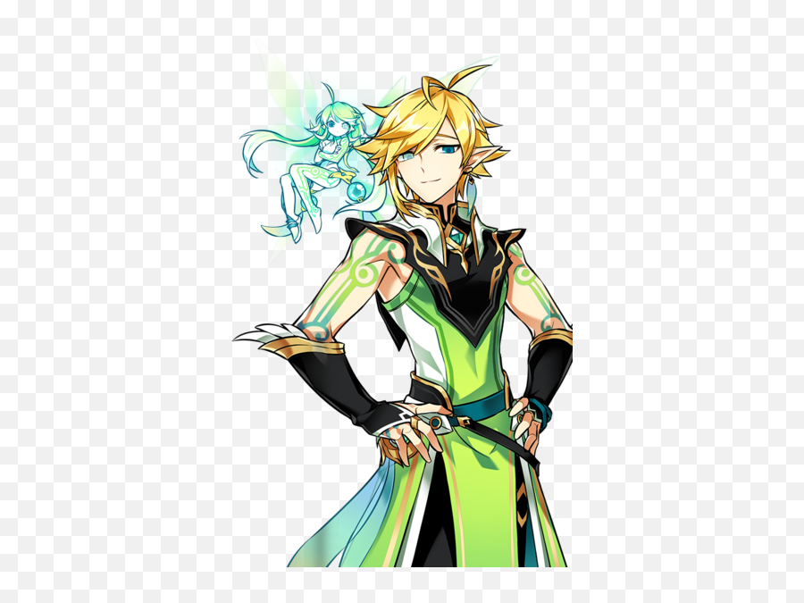 Elsword Npc - Ventus U0026 Lincy Personagens Dnd Personagens Elsword Ventus Emoji,Erbluhen Emotion Elsword Fan Art