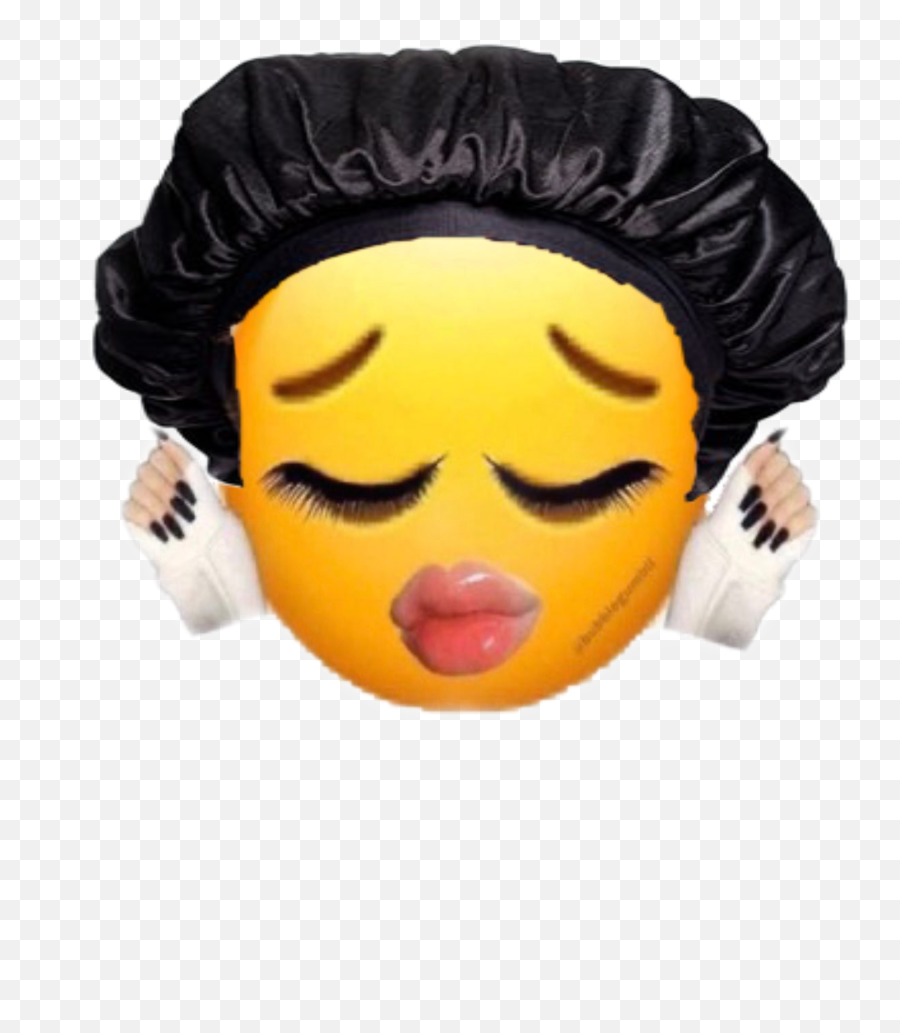 Period Periodt Periodtt Sticker - Periodt Emoji With Bonnet,Periodt Emoji