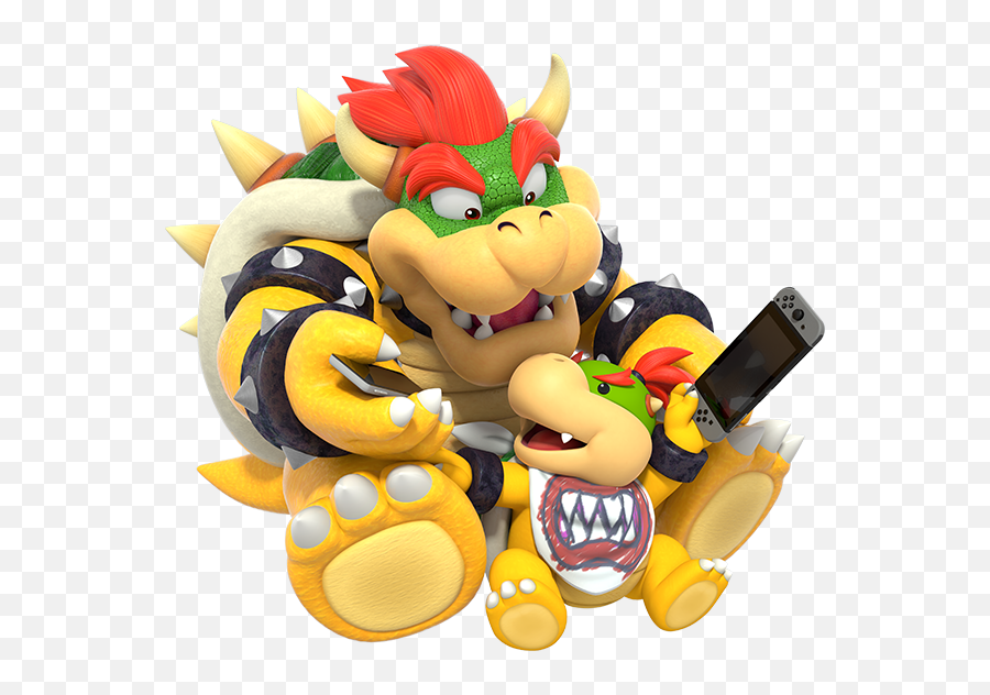 Filtro Famiglia Per Nintendo Switch - Super Mario Bowser Jr And Bowser Emoji,Tiner And Emoticons