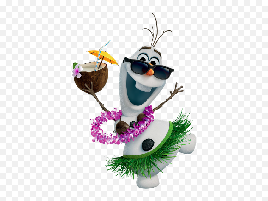 Olaf Hawaiian Frozen Transparent Png - Olaf Hawaiian Png Emoji,Oh My Disney Frozen Emoji