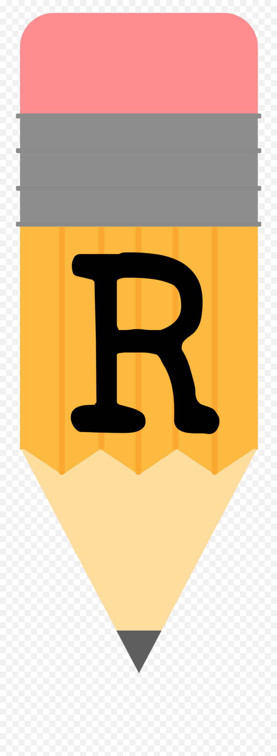 Pencil Alphabet Banner R - Inkadinkado Upper Case Typewriter Vertical Emoji,Emoticons On A Typewriter