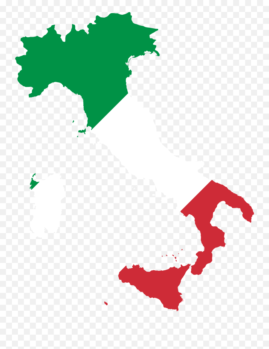 Italy Clipart Italy Map Clipart - Map Italy Flag Png Emoji,Sicilian Flag Emoji