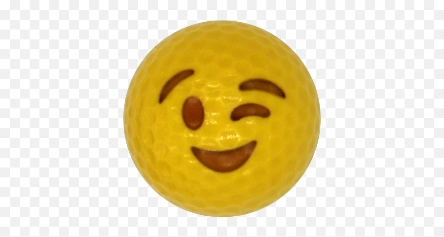 12 Different Emoji Premium Novelty Golf Balls - One Dozen Total Happy,Treet Emoticon For Descriptions