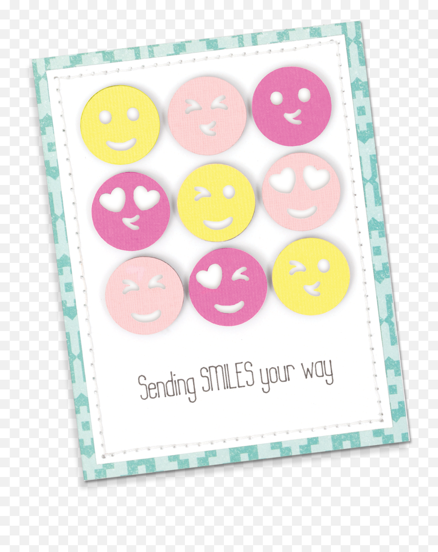 Emoji Punch Board De We R Memory - Dot,Distress Emoji