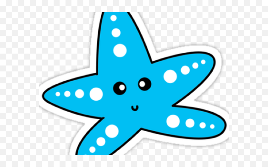 Blue Starfish Clip Art - Blue Star Fish Clip Art Png Emoji,Deviant Art Starfish Emoticon